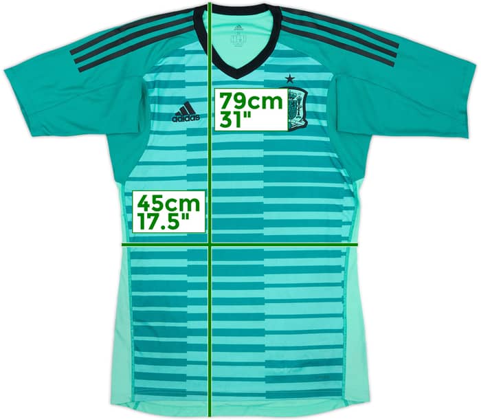 2018-19 Spain GK S/S Shirt - 9/10 - (S)