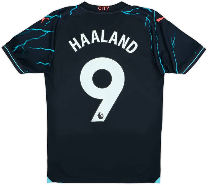 2023-24 Manchester City Third Shirt Haaland #9 - 10/10 - (S)