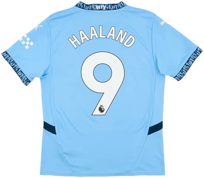 2024-25 Manchester City Home Shirt Haaland #9 - 8/10 - (M)