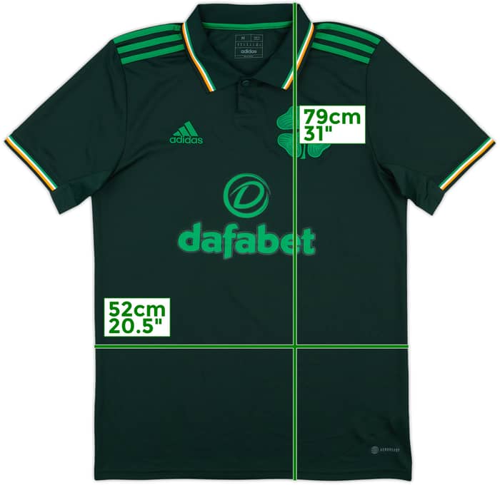 2022-23 Celtic Away Shirt - 8/10 - (M)