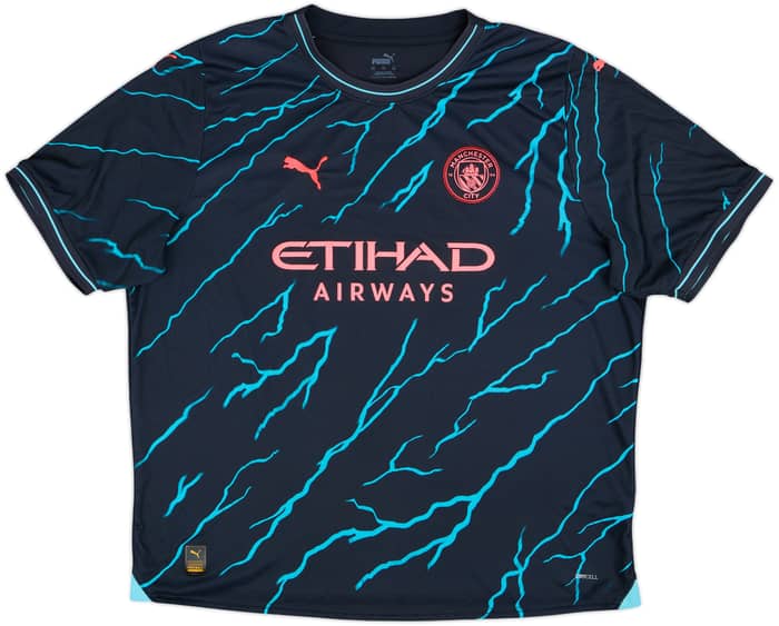2023-24 Manchester City Third Shirt Haaland #9 - 10/10 - (XXL)
