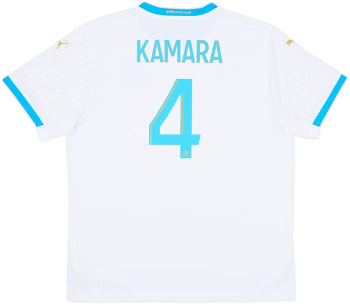 2020-21 Olympique Marseille Home Shirt Kamara #4 - 10/10 - (XL)