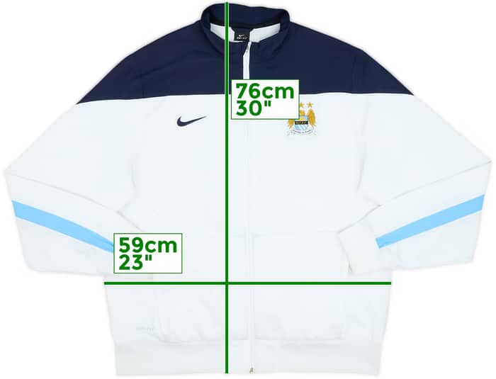 2014-15 Manchester City Nike Track Jacket - 7/10 - (XXL)