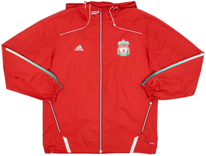 2010-11 Liverpool adidas Hooded Rain Jacket - 5/10 - (M)