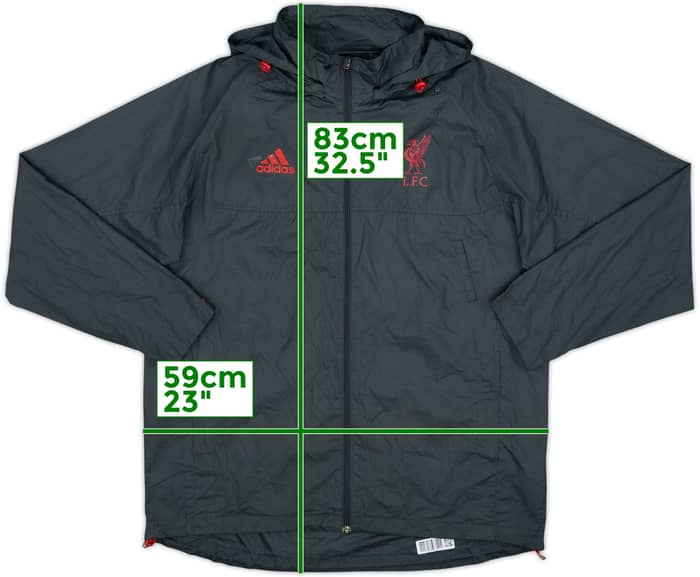 2009-10 Liverpool adidas Hooded Track Jacket - 7/10 - (M)