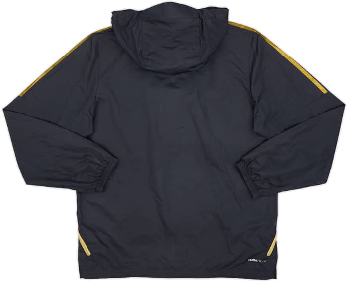 2010-11 Liverpool adidas Hooded Rain Jacket - 8/10 - (L)
