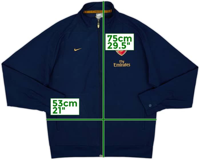 2007-08 Arsenal Nike Track Jacket - 8/10 - (M)