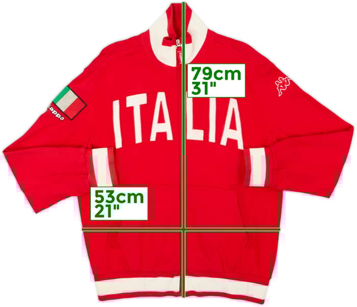 2002-03 Italy Kappa Track Jacket - 7/10 - (L)