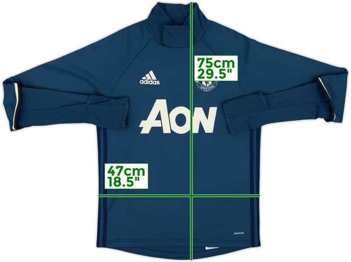 2016-17 Manchester United adidas Training Top - 7/10 - (L)