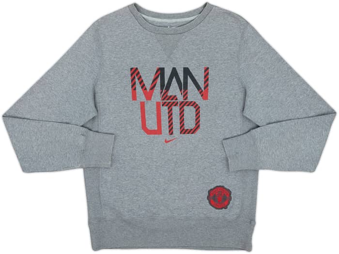 2012-13 Manchester United Nike Sweat Top - 9/10 - (M)