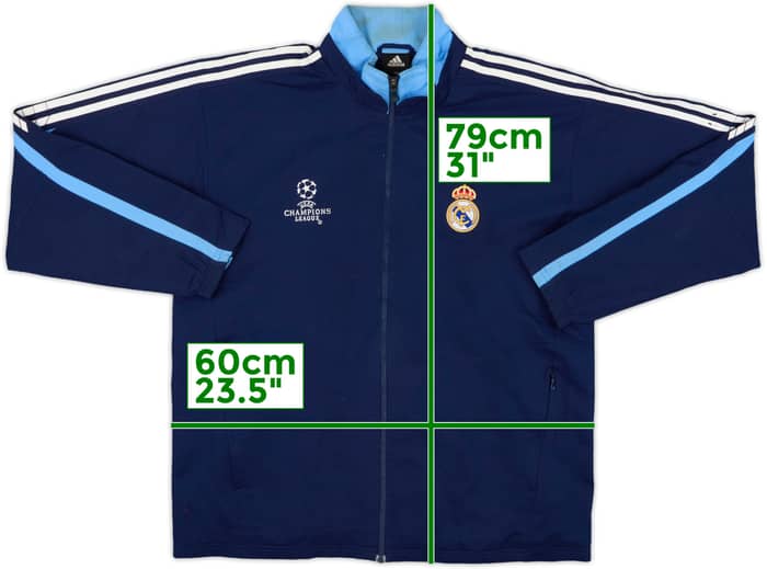 2005-06 Real Madrid adidas CL Track Jacket - 8/10 - (XXL)