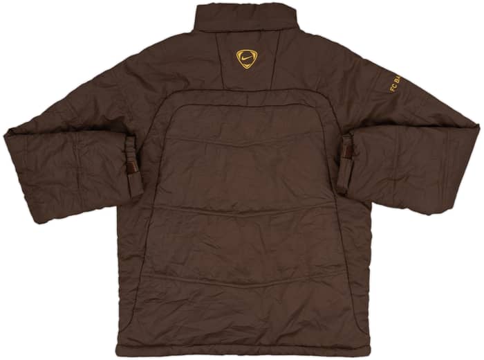 2008-09 Barcelona Nike Padded Bench Coat - 8/10 - (M)