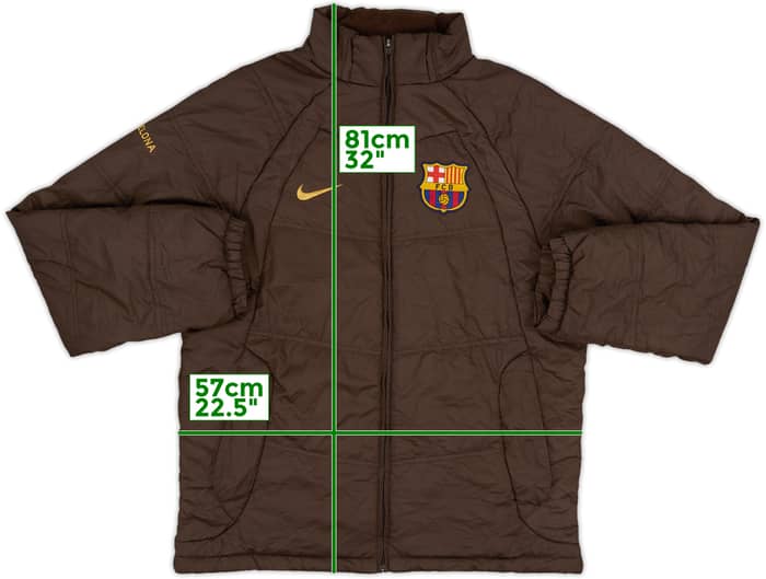 2008-09 Barcelona Nike Padded Bench Coat - 8/10 - (M)