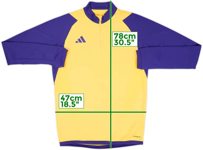 2023-24 Real Madrid adidas 1/4 Zip Drill Top - 7/10 - (S)
