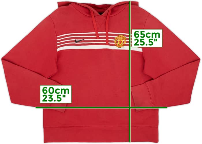 2008-09 Manchester United Nike Hoodie - 7/10 - (M)