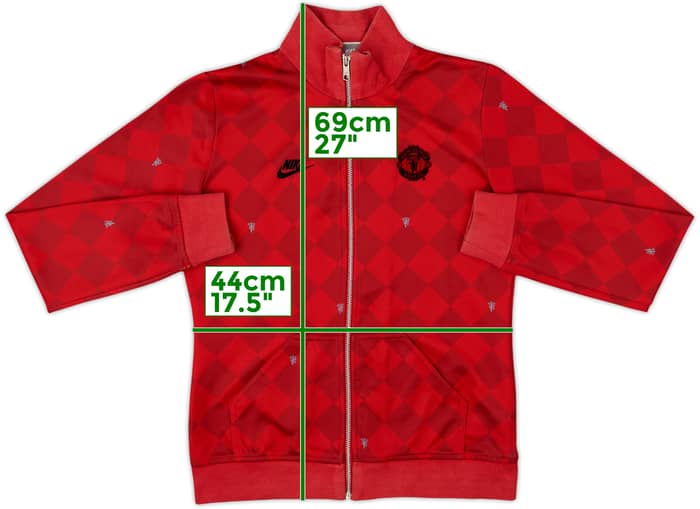 2009-10 Manchester United Nike Track Jacket - 7/10 - (M)