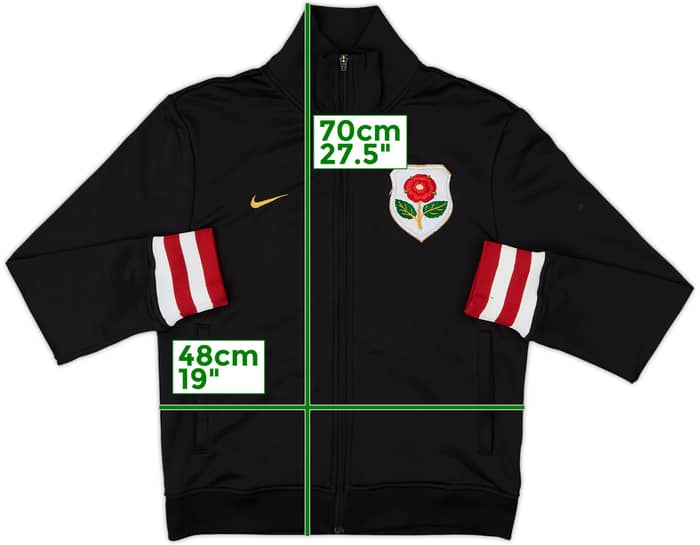 2007-08 Manchester United Nike Football Classics Retro Track Jacket - 7/10 - (S)