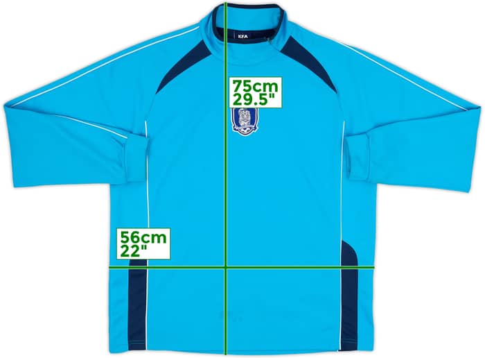 2000s South Korea 1/4 Zip Drill Top - 6/10 - (L)