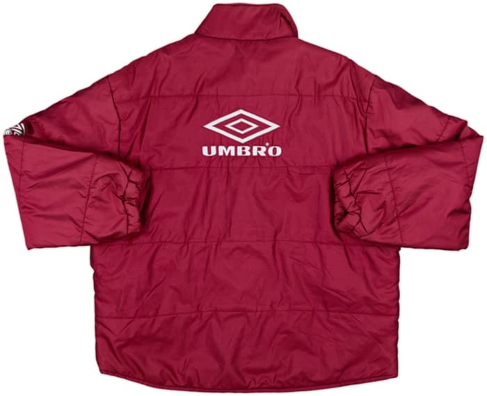 1995-96 England Umbro Padded Bench Coat - 8/10 - (M)