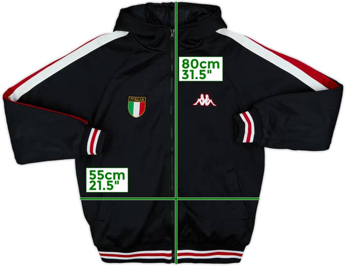 2002 Italy Kappa Padded Track Jacket - 8/10 - (L)