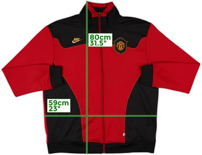 2007-08 Manchester United Nike Track Jacket - 7/10 - (XL)