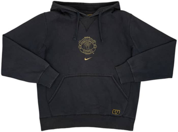 2005-06 Manchester United Nike Hooded Sweat Top - 7/10 - (M)