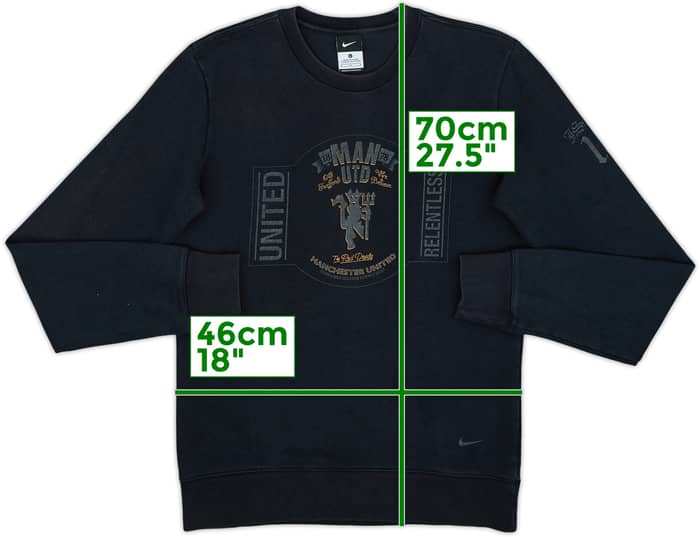 2012-13 Manchester United Nike Sweat Top - 6/10 - (M)