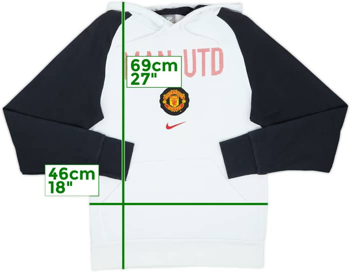 2009-10 Manchester United Nike Hoodie - 7/10 - (S)