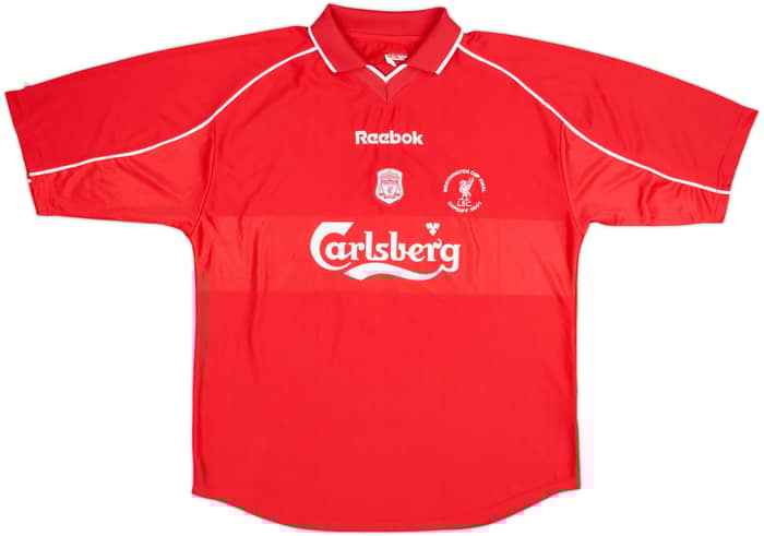 2000-02 Liverpool 'Worthington Cup Final' Home Shirt Fowler #9 - 8/10 - (XL)