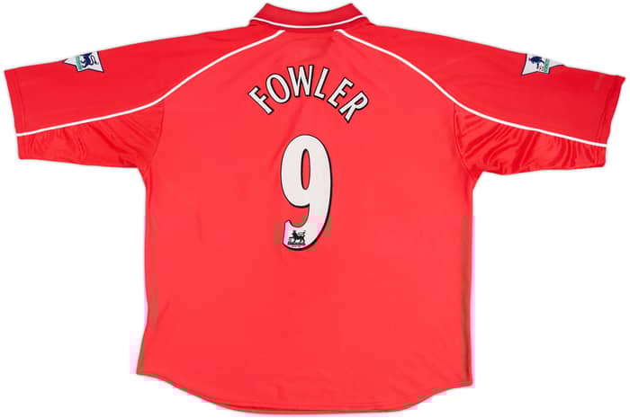 2000-02 Liverpool Camiseta Local Fowler #9 - 8/10 - (XL)
