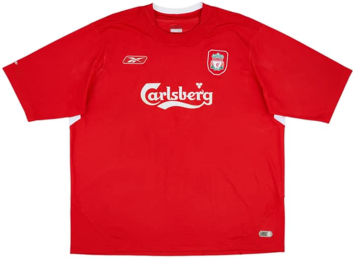 2004-06 Liverpool Home Shirt Gerrard #8 - 6/10 - (XXL)