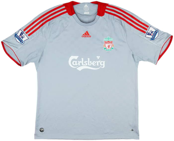2008-09 Liverpool Away Shirt Gerrard #8 - 8/10 - (XXL)