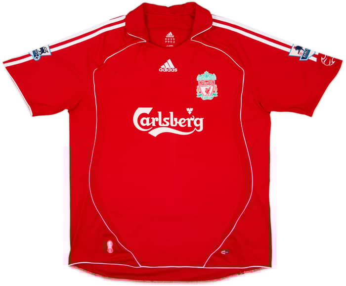 2006-08 Liverpool Camiseta Local Gerrard #8 - 5/10 - (XL)