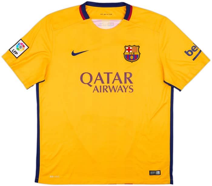 2015-16 Barcelona Away Shirt Neymar #11 - 10/10 - (XL)