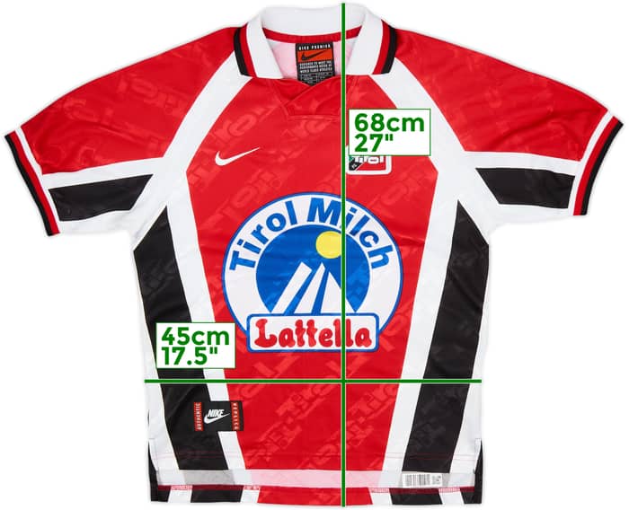 1996-98 Tirol Innsbruck Home Shirt - 9/10 - (XS)