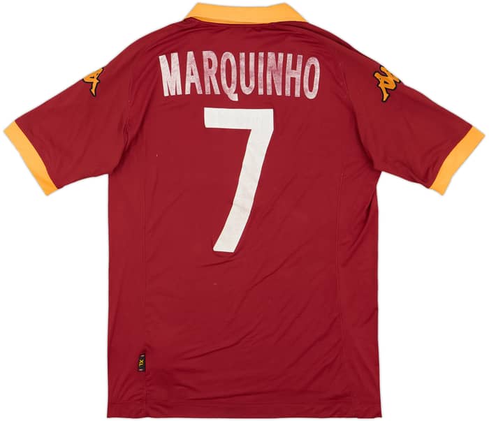 2012-13 Roma Home Shirt Marquinho #7 - 5/10 - (XL)
