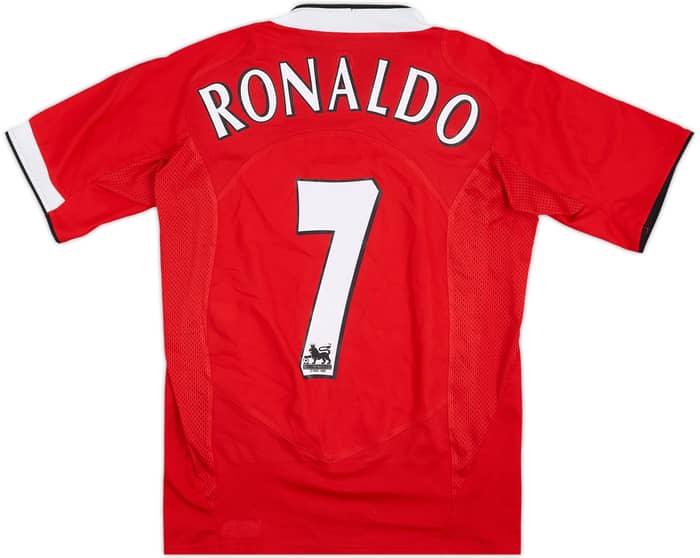 2004-06 Manchester United Home Shirt Ronaldo #7 - 7/10 - (S)