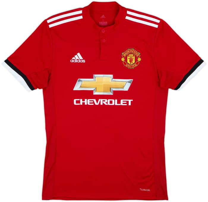 2017-18 Manchester United Home Shirt Lukaku #9 - 8/10 - (S)