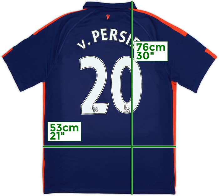 2014-15 Manchester United Third Shirt V.Persie #20 - 9/10 - (L)