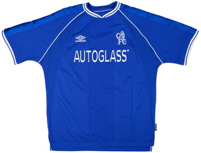 1999-01 Chelsea Home Shirt Zola #25 - 9/10 - (XL)