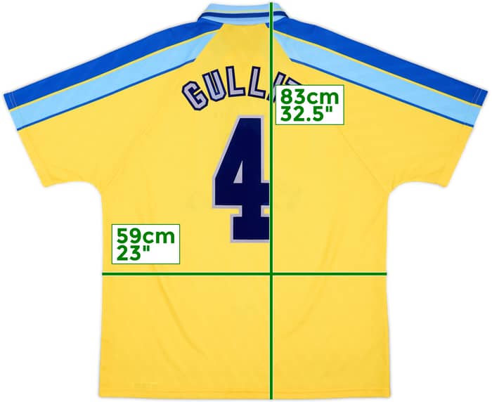 1996-97 Chelsea Away Shirt Gullit #4 - 8/10 - (XL)