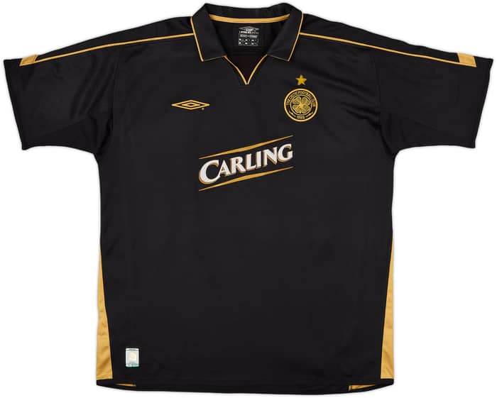 2003-04 Celtic Away Shirt Larsson #7 - 8/10 - (XL)