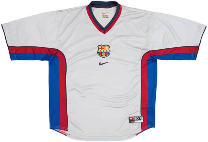 1998-01 Barcelona Away Shirt Rivaldo #11 - 8/10 - (XL)