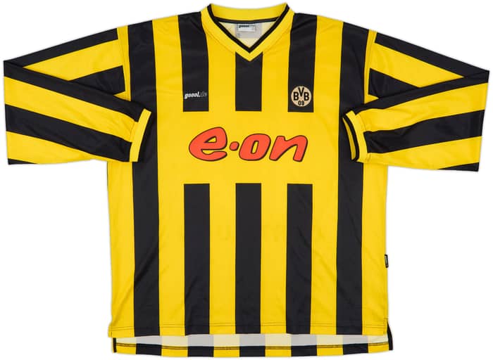 2000-02 Borussia Dortmund Home L/S Shirt Rosicky #10 - 6/10 - (XL)
