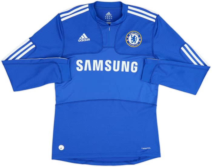 2009-10 Chelsea Home L/S Shirt Drogba #11 - 8/10 - (S)