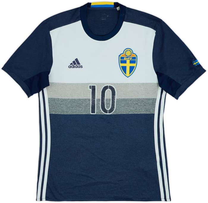 2016-17 Sweden Away Shirt Ibrahimovic #10 - 7/10 - (S)