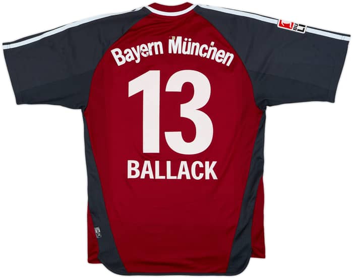 2002-03 Bayern Munich Home Shirt Ballack #13 - 4/10 - (S)