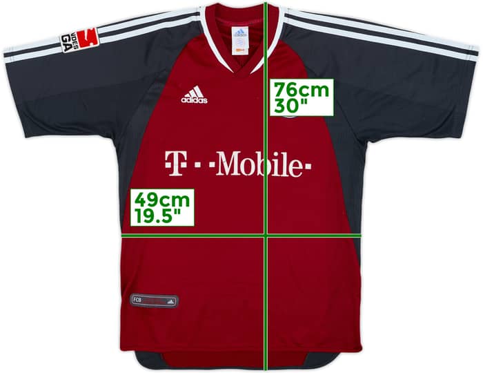 2002-03 Bayern Munich Home Shirt Ballack #13 - 4/10 - (S)