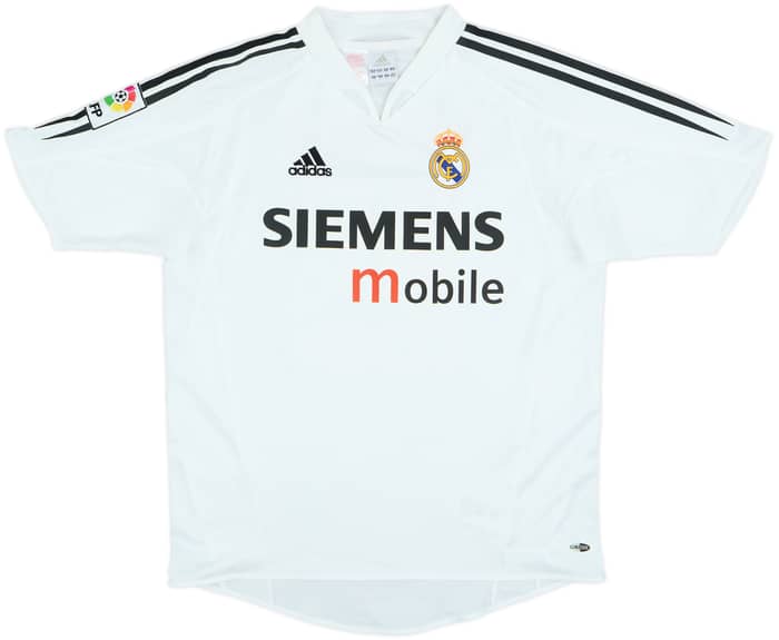 2004-05 Real Madrid Home Shirt Beckham #23 - 6/10 - (XL.Boys)