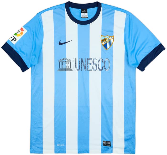 2013-14 Malaga Home Shirt - 5/10 - (L)
